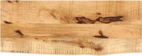 vidaXL Tafelblad met natuurlijke rand 90x20x3,8 cm massief mangohout