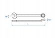 King Tony Ring dopsleutel 1-1/8 inch