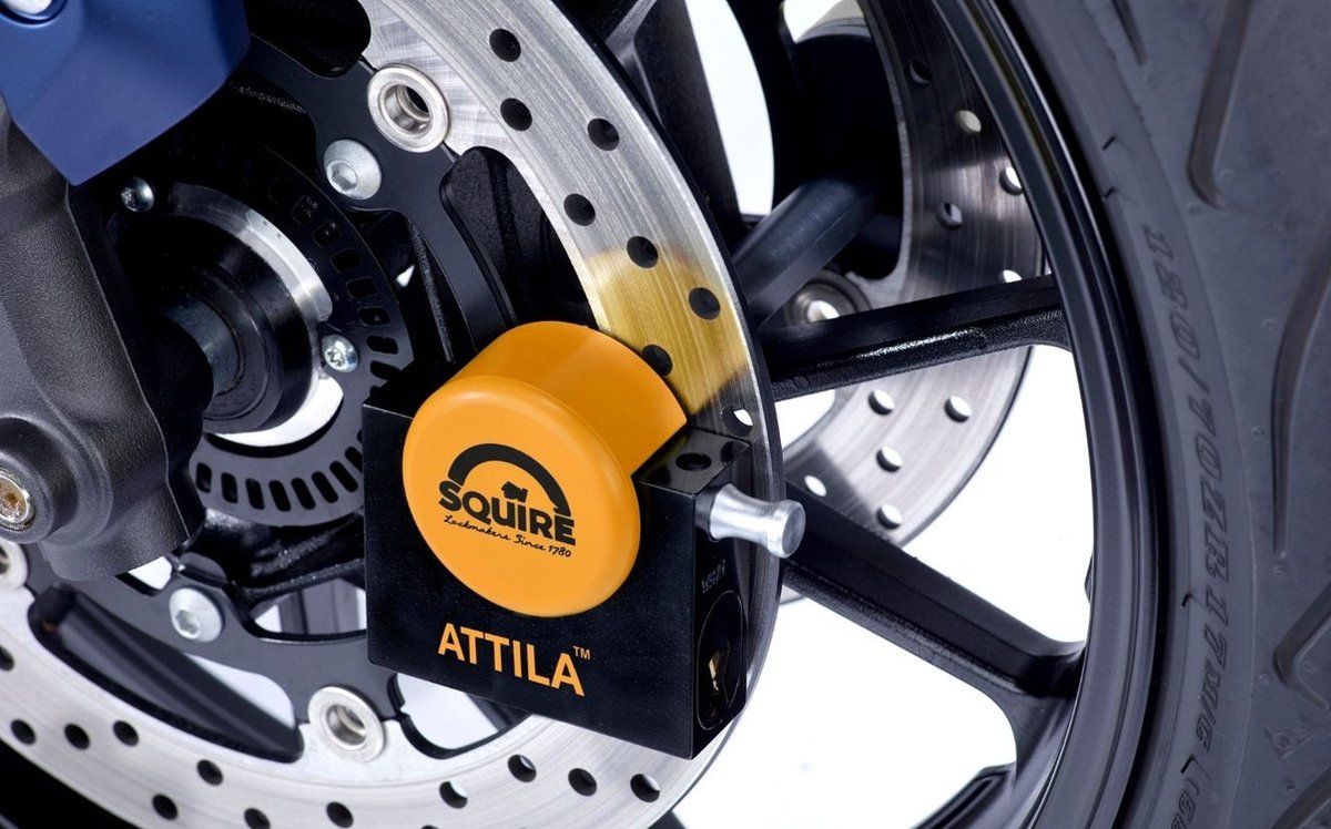 Squire Attila Dual Pin - Schijfremslot - Blauw - 2022