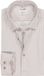 OLYMP Level 5 body fit overhemd - dobby - wit met bruin dessin - Strijkvriendelijk - Boordmaat: 40 (EU maat: M)
