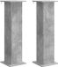 vidaXL Plantenstandaard 2 st betongrijs 30,5 x 30 x 100,5 cm