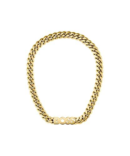 BOSS Jewelry KASSY Collection Kettingketting voor heren, geelgoud - 1580442