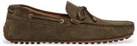 Hackett London Mocassins en cuir à lacets Marron