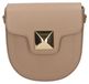 Gave Lux Sac bandoulière en cuir véritable effet plissé fabriqué en Italie