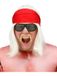 Smiffys Jaren 90 Worstelen Star Kit, Blonde Pruik, Bandana, Zelfklevende Tash & Specs, 1990's Fancy Dress Up Pruiken