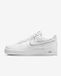 Nike Air Force 1 '07 lb8 Sneakers Heren Maat 45.5 Wit/Metalic Silver Leer