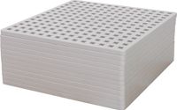 Plus-Plus Basisplaten 12 stuks - Grijs