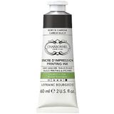 Lefranc Bourgeois 301509 Charbonnel, waterafwasbare koperdrukverf met uitstekende lichtechtheid, veganistisch, 100% oplosmiddelvrij, 60ml tube - Carb Black