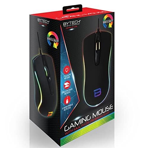 Bytech BYMSWR107BK 3D Light UP Gaming Muis - Zwart