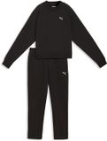 PUMA Loungewear Standard Sweat Suitt FL cl Trainingspak Vrouwen L Zwart Katoen Herfst/Winter 2026