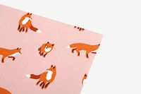 Dailylike Plakfolie katoen Winter Fox 21x30cm