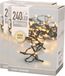 Merkloos / Sans marque Kerstverlichting - 2x - LED - warm - wit - 240 lampjes - 21 meter