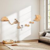 Poteau griffoir lit XXL - Ø 45 cm - Profondeur 12 cm - Beige - Pour chats lourds
