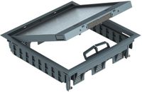 OBO Bettermann Apparaatinzetstuk voor universele montage 264x264x67 Polyamide ijzergrijs RAL 7011, 7405083