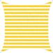 vidaXL Parasol 2 x 2 m 100% Polyester Oxford Carré Jaune et Blanc