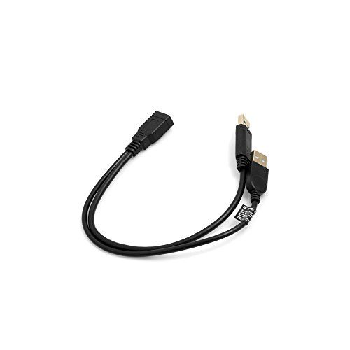 Systems USB Y kabel 32 cm A 3.0 naar 1x USB A 3.0 en 1x USB A 2.0