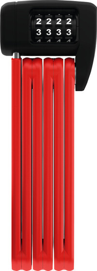 Abus Bordo Lite 6055C/85 SH Folding Lock, red