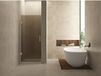 Wiesbaden Less Nisdeur - 800x2000x8mm - Nano Vintage Brons Glas - Geborsteld Messing