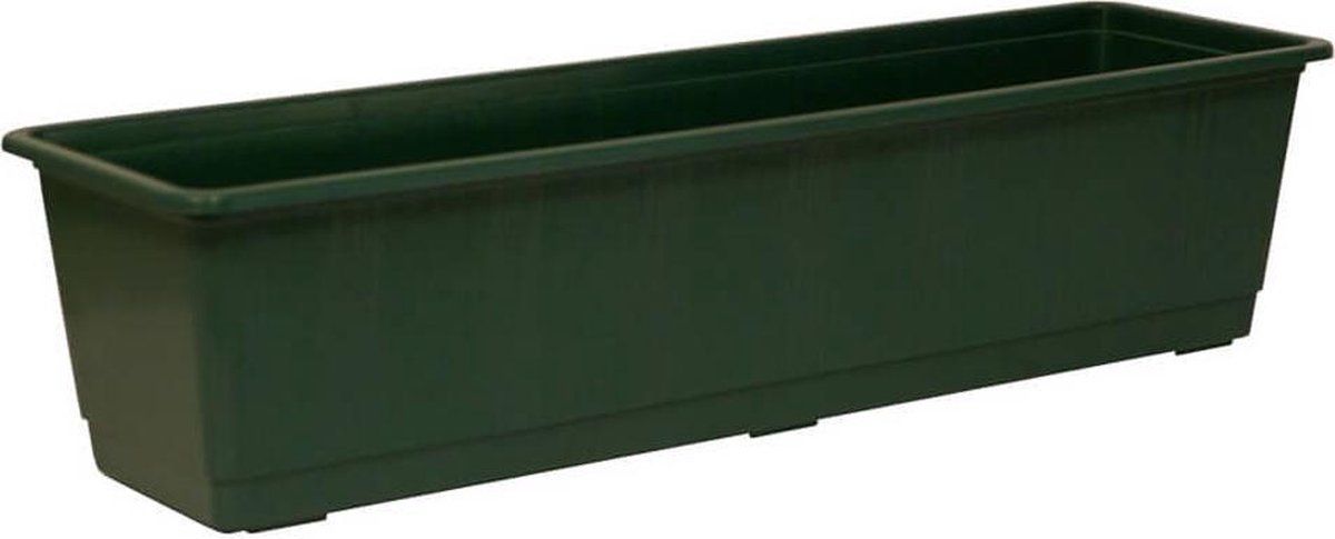 Geli balkonbak standaard donker groen - balkonbak donker groen 60 cm
