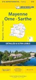 Mayenne Michelin MAYENNE / ORNE / SARTHE 11310 CARTE ' LOCAL ' ( Fr