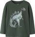 NAME IT Jongens Lange Mouwen Shirt 116 Katoen Dierenprint Sycamore