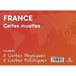 Grupo Erik Editores wereldkaarten, 32,4 x 22,5 cm, 10 stuks
