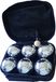 KUBIsport Petanque - zes ballen, diameter 72 mm