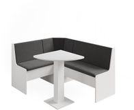 Vicco Hoekbankgroep Ramon, Wit, 60 x 60 cm met hoektafel