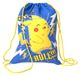 Cyp Brands Sac de sport Pokémon - Sac de natation - Pikachu - 40cm - Bleu et Jaune