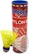 Softee Nylon III Badminton Shuttlecock Geel, Wit 6 Units