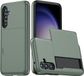 Selected by GSMpunt.nl Samsung Galaxy A56 / A36 Hoesje met Slider Kaarthouder Back Cover Groen