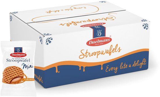 Daelmans Mini Stroopwafels - 200 x 1 piece (individually wrapped)