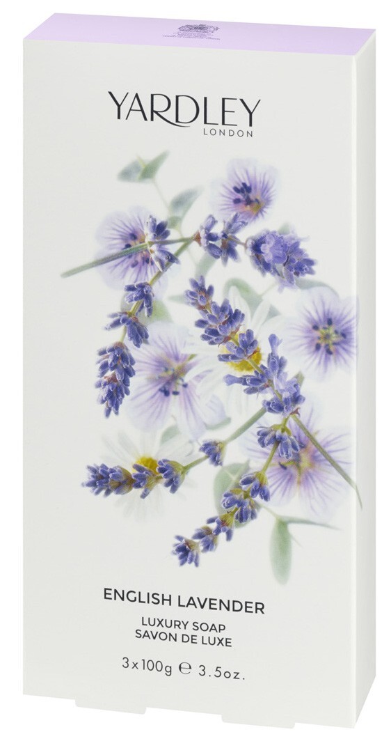 YARDLEY Lavender zeep 3x100g