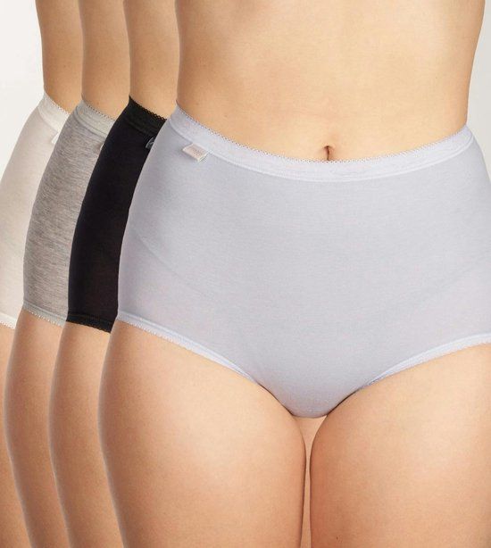 sloggi Basic+ Maxi C4P Dames Onderbroek - MULTIPLE COLOURS - 4-Pack - Maat 50
