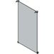 ABB Plaque de fond métallique 450mm x 375mm pour coffret Gemini taille 2 1SL0260A00