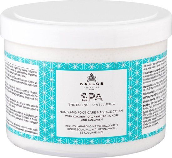 Kallos SPA massage cream - 500ml - For women