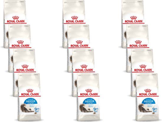 Royal Canin Indoor Long Hair - Kattenvoer - 12 x 400 g
