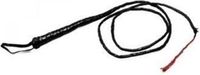 Power Escorts Kinky Fetish Mega Whip BR253 – 225 cm Zweep – Zwart – Extra Lang Model