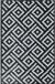 vidaXL Buitenkleed ARAKIL 190x290 cm PP wit en zwart