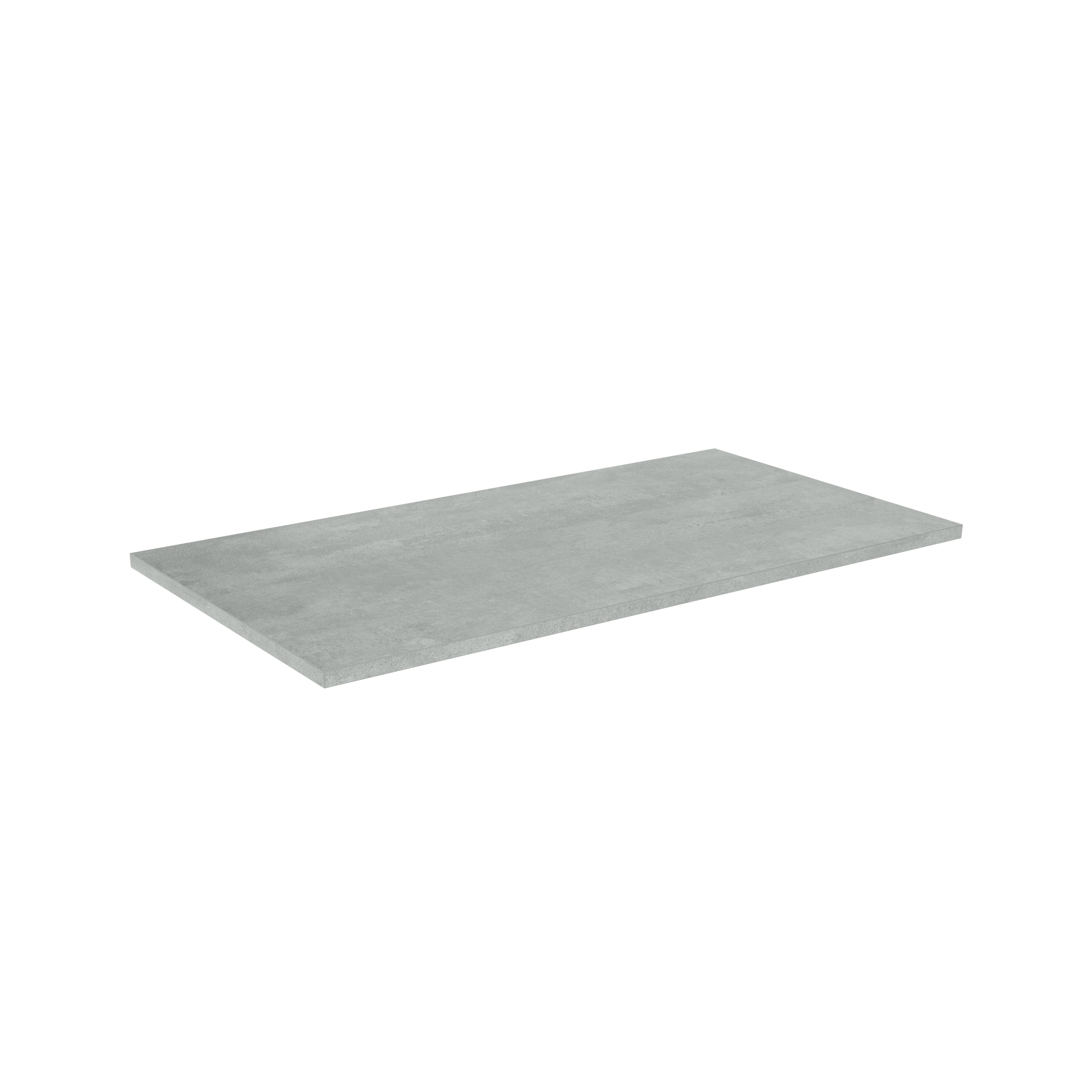 Linie Linie Lado enkel wastafelblad beton donkergrijze melamine 90 x 46 cm