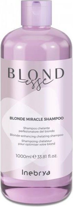 Inebrya Blondesse Blonde Miracle Shampoo 1000ml - Nourishing Shampoo for Blonde Hair