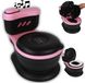 Twinky® Pot de propreté – Entraîneur de toilette 3-en-1 avec musique et bouton de chasse d'eau – Noir Rose