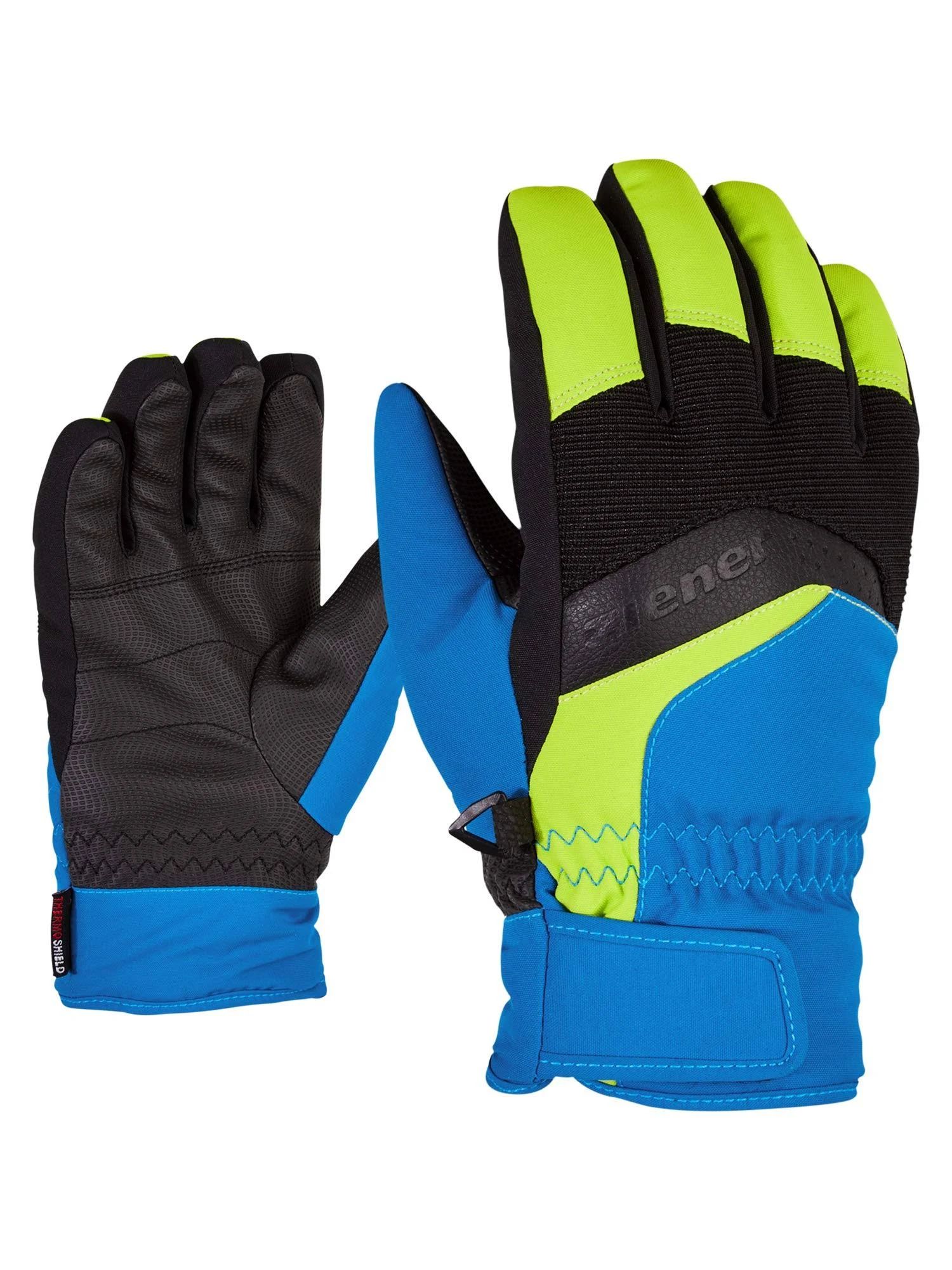 Ziener Labino AS Kinderen Handschoenen - blauw/groen 2022 - Maat 7