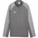 PUMA teamLIGA26 Training 1/4 Zip Top Jr Sweat Jackets; 140, Plat Medium Grijs Wit-Plat Lichtgrijs