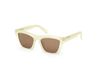 Max&co MO0145 Lunettes de soleil femme Jaune Plastique Rectangulaire
