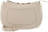 Coccinelle Leren schoudertas C-Easy Mini Crossover Bag Sandshell beige