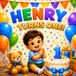 Henry Turns One!: A Personalized First Birthday Book