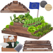 Modo24 ZP09 Carré Potager Surélevé En Escalier Modulable, Bois De Pin, Herbes/légumes, Jardin/terrasse/balcon, 36x117x100 Cm, Marron