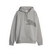 PUMA Essentials hoodie met groot Cat-logo voor Heren, Grijs, Maat XS