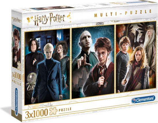 Clementoni Puzzel 3x1000 Stukjes Harry Potter